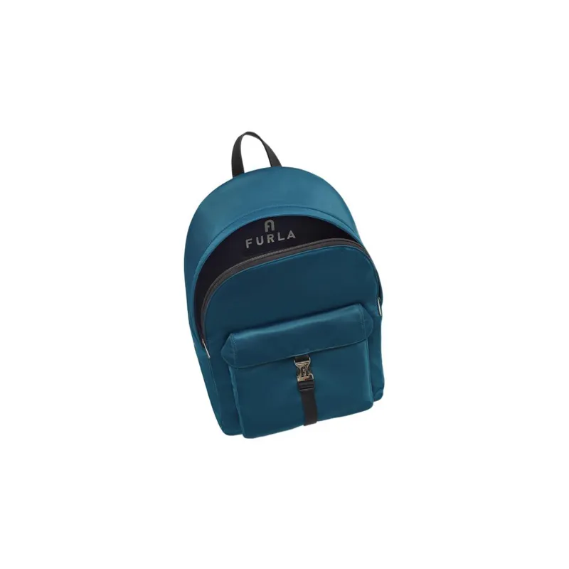 Furla Nylon Backpack Large Size Men's Blue-3