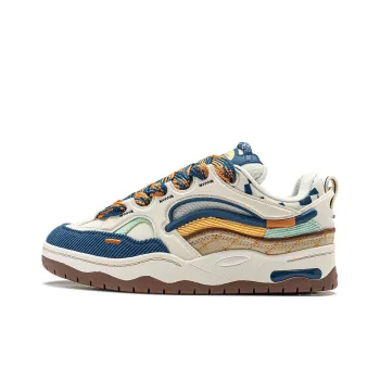 LiNing CF Tracing Honor Cushioning Wear Resistant Low Top Casual Shoes Women's Ecru