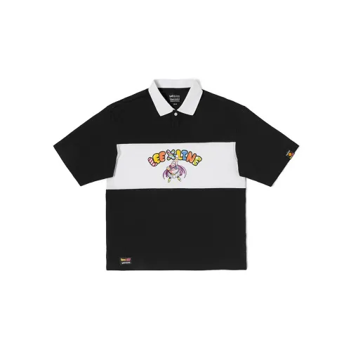 Dragon Ball Lee X Dragon Ball Co-brand Polo Shirts Unisex Black