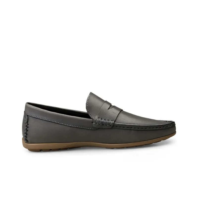 DCK Men's Casual Shoes Men Low Top Gray/Dark Brown-2