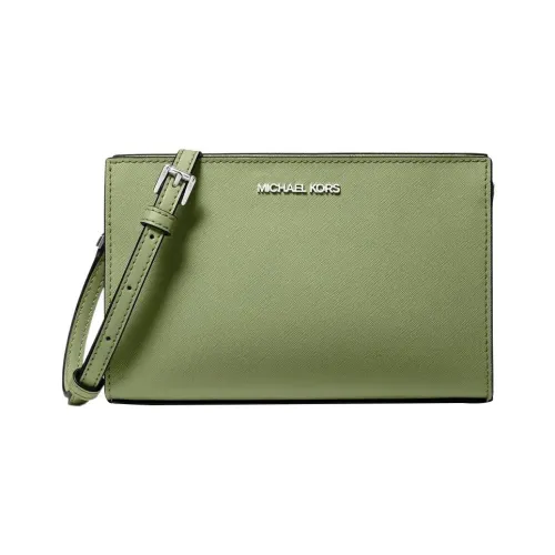 MICHAEL KORS Canvas Shoulder Bag, Crossbody Bag Trumpets Women's Green
