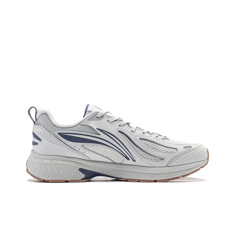 LiNing Feather V2 Cushioned Slip Resistant Abrasion Resistant Low Top Running Shoes Men's Light Lime-1