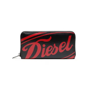 DIESEL PVC Card Holder Wallet Regular Men's Black