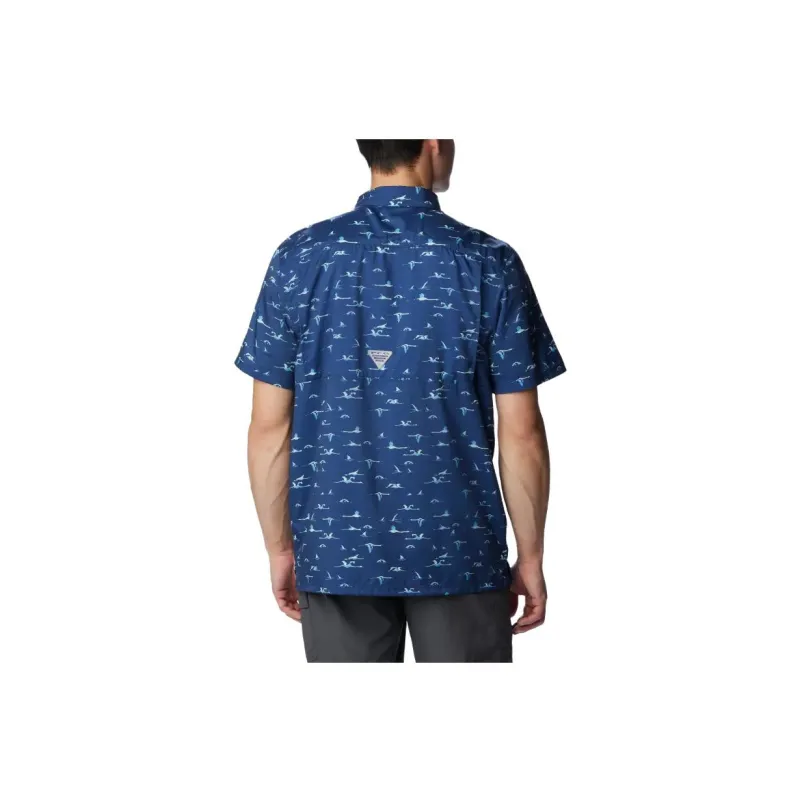 Columbia Shirts Men Royal Blue-1