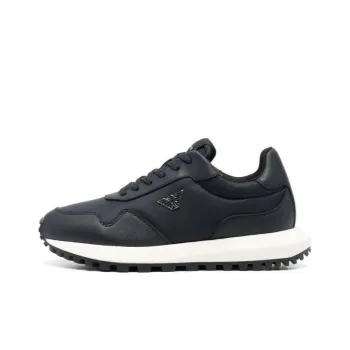 EMPORIO ARMANI Logo-appliqué Panelled Sneakers