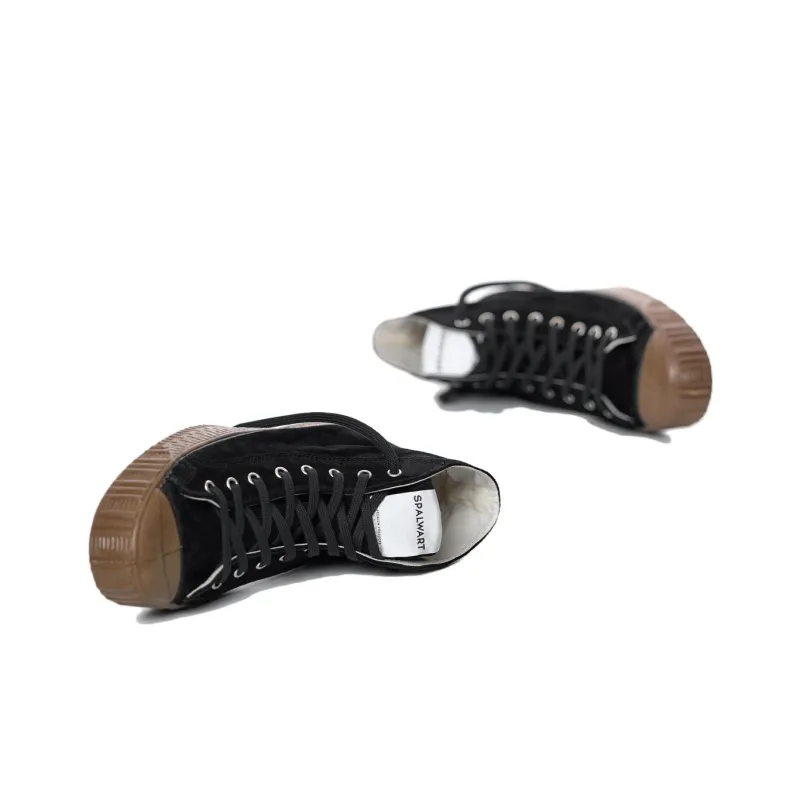 SPALWART High-Top Skateboard Shoes Unisex Black-3