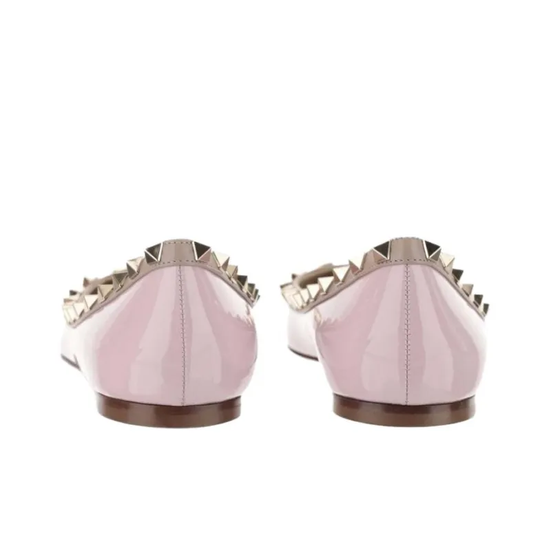 Valentino Rockstud GARAVANI Casual Single Shoes Women's Light Purple-3