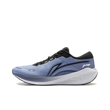 LiNing Wave V2 Cushioning, Slip Resistant, And Abrasion Resistant Low Top Running Shoes Men's Blue