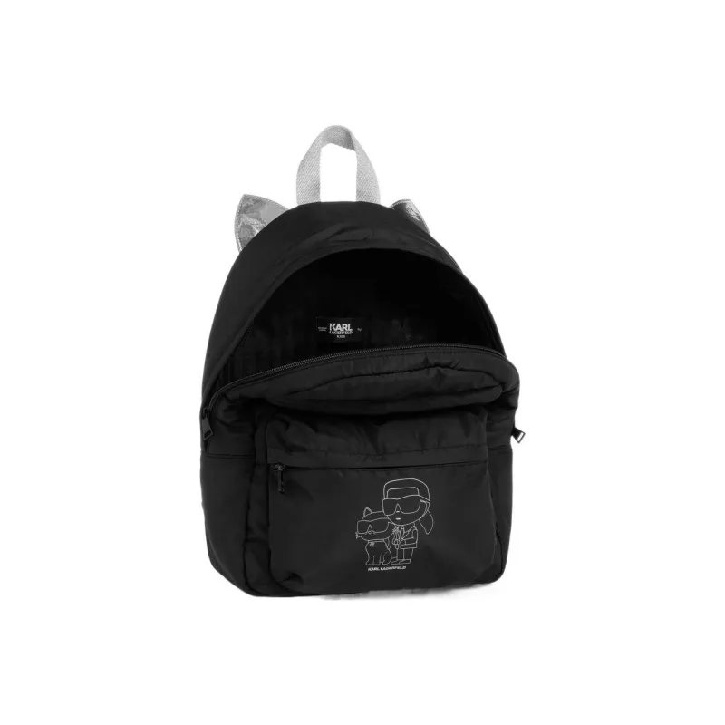 KARL LAGERFELD Kids Ikonik Karl Padded Backpack-4