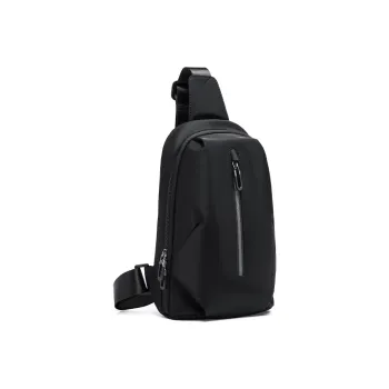 POLO Fabric Sling Bag Medium Size Men's Black