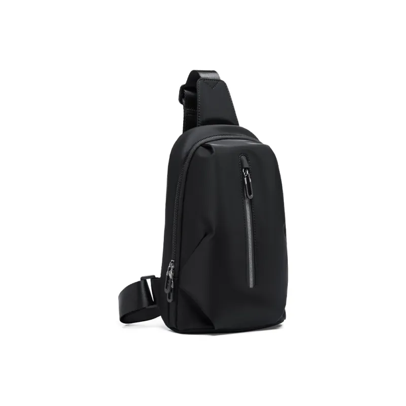 POLO Fabric Sling Bag Medium Size Men's Black-0
