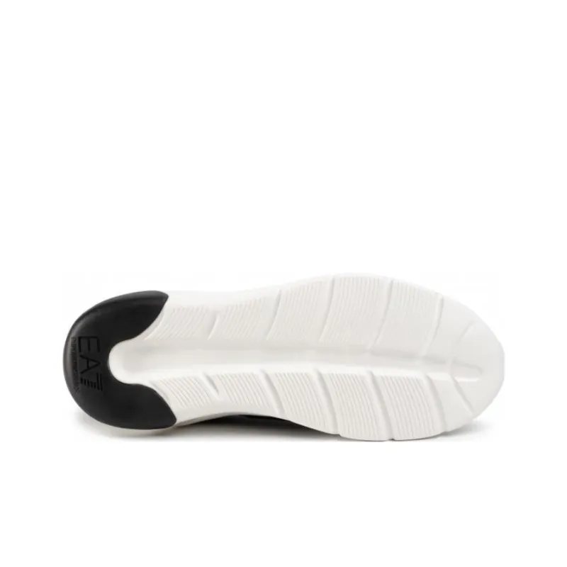 EMPORIO ARMANI Low Top Casual Shoes Men's Black White-4