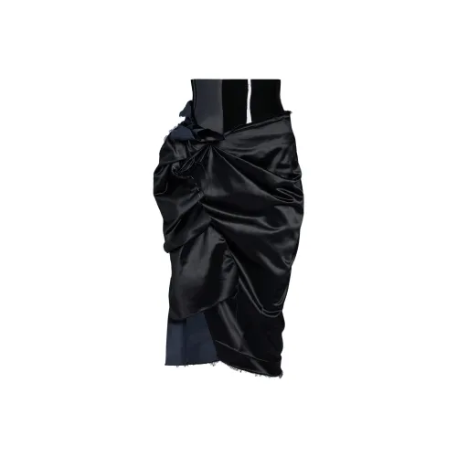 Maison Margiela Casual Long Skirts Women's Black