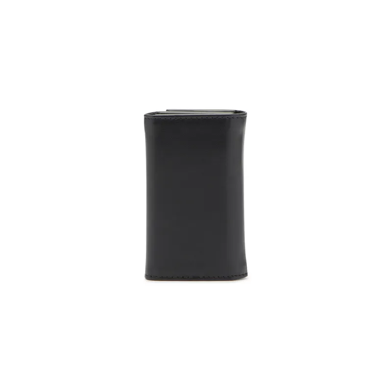 DIESEL Cow Leather Key Pouch Men's Black-1