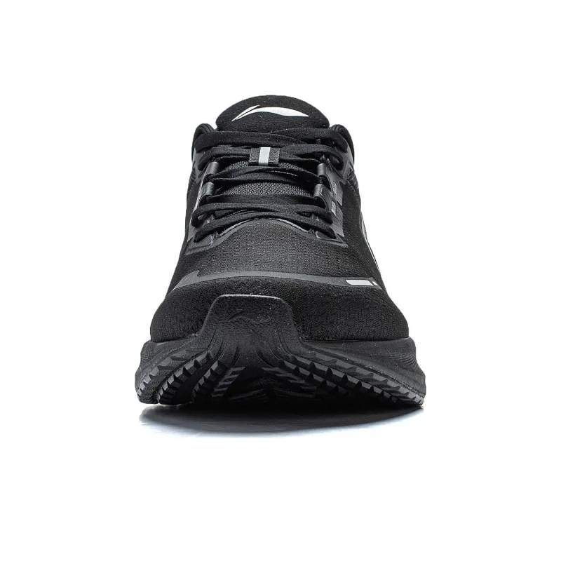 LiNing Wave V2 Cushioning, Slip Resistant, And Abrasion Resistant Low Top Running Shoes Men's Black-4