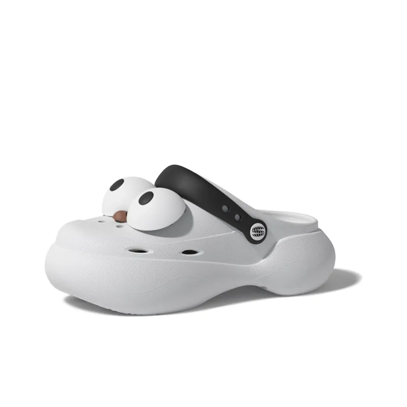 CHIKOKU Cloud X Big Eye Monster Wrap toe Slippers Women's-5