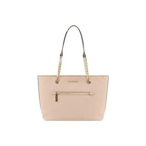 MICHAEL KORS Jet Set Leather Tote Bag Shopping Bag Handbag Medium Size Women's Khaki