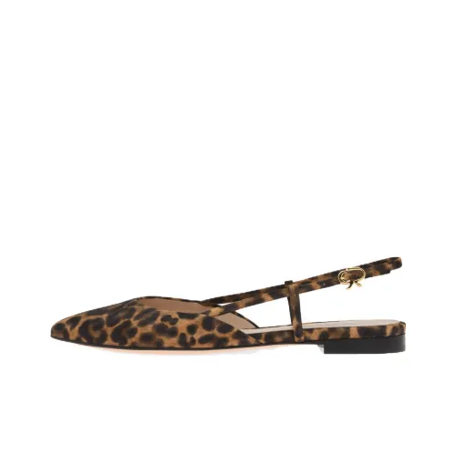 GIANVITO ROSSI Leopard-print Pointed Sandals