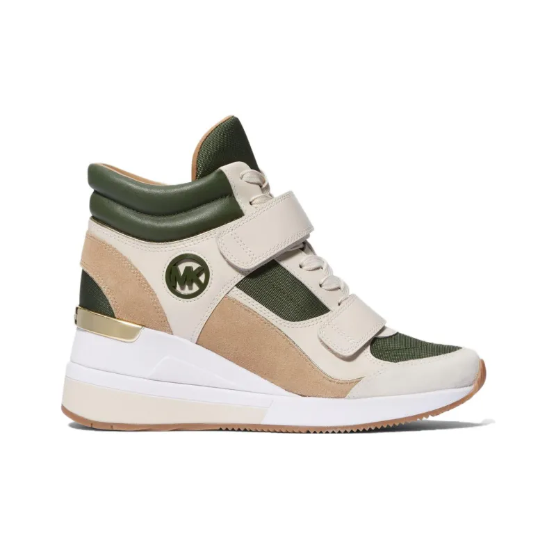 MICHAEL KORS Gentry High Top Casual Shoes Women's Green-1