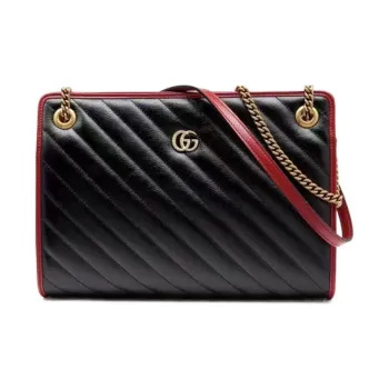 GUCCI GG Marmont Leather Crossbody Bag, Shoulder Bag Women's