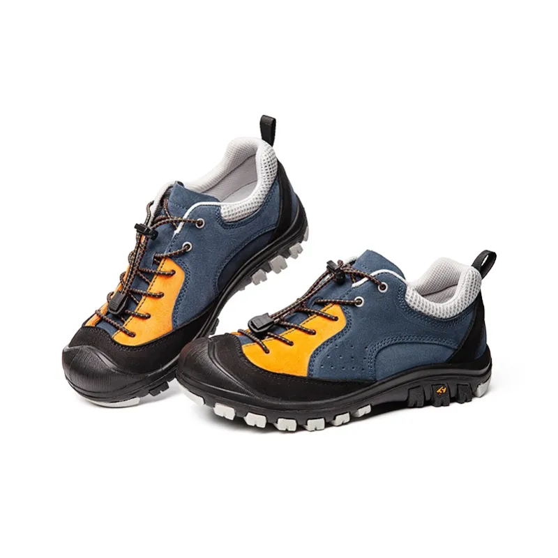 SLEADER Earth Series Anti Slip Wear Resistant Low Top Outdoor Shoes Men's Haze Blue-2