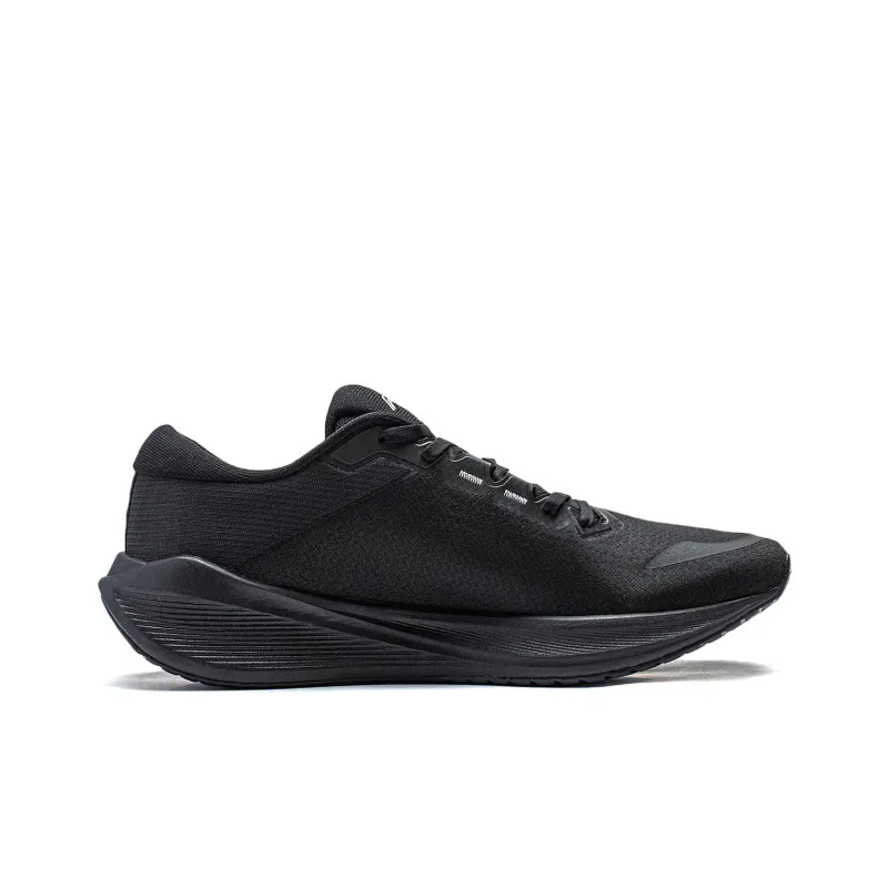 LiNing Wave V2 Cushioning, Slip Resistant, And Abrasion Resistant Low Top Running Shoes Men's Black-1