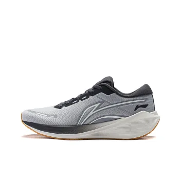 LiNing Wave V2 Cushioning, Slip Resistant, And Abrasion Resistant Low Top Casual Running Shoes Men's Brick Gray