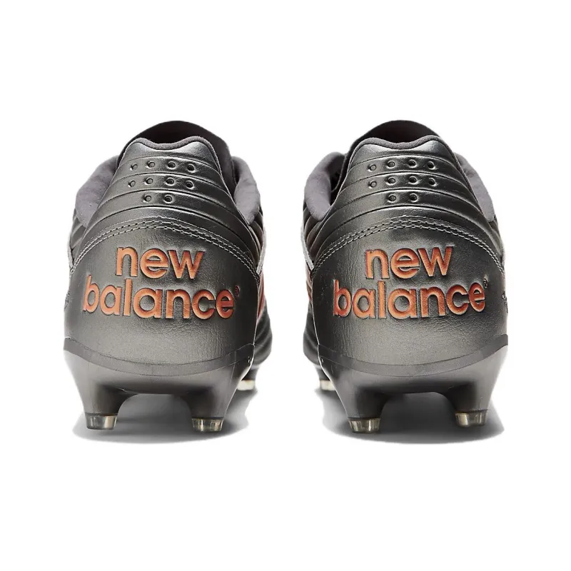 New Balance 442 V2 Pro Anti Slip Wear Resistant Soccer Shoes Unisex Silver Copper-4