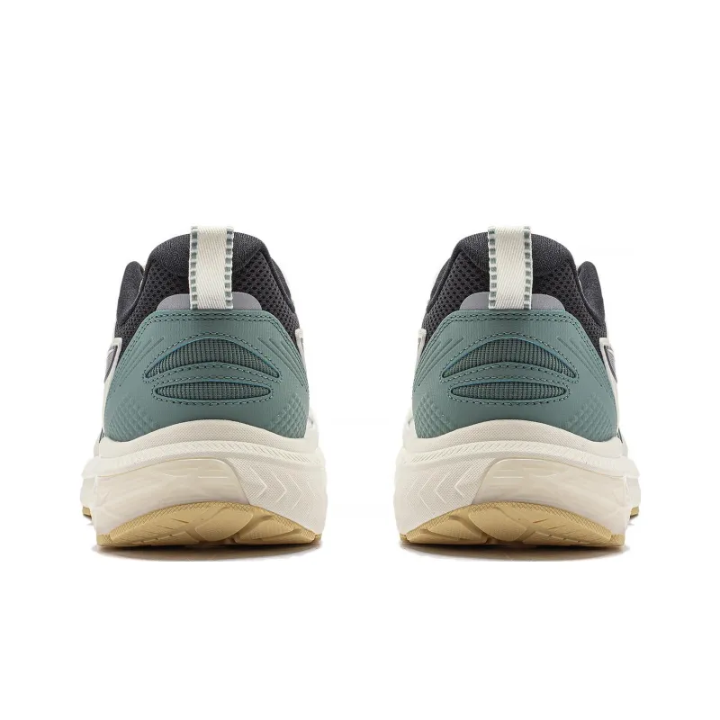 LiNing Feather V2 Cushioning Anti Slip And Wear Resistant Low Top Running Shoes Men's Ecru-4