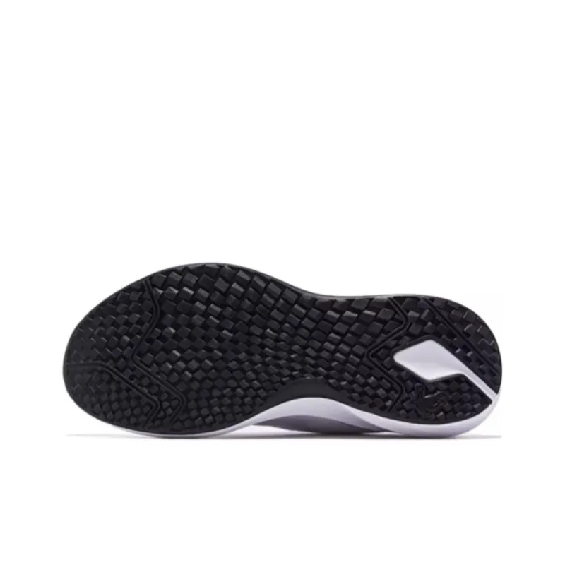 QIAODAN Slip Resistant Breathable Low Top Running Shoes Men's White-6