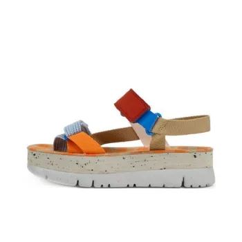 CAMPER Oruga Up Strap Sandals Women's Orange