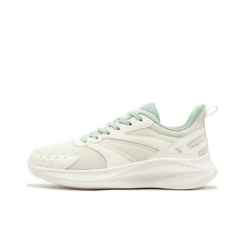361° Cushioning Lightweight Rebound Low Top Running Shoes Women's White Green