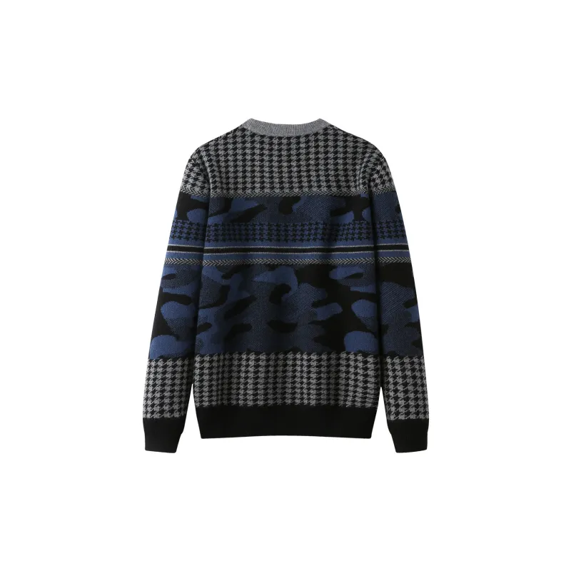H YXIANG Cashmere Sweater Men's-1