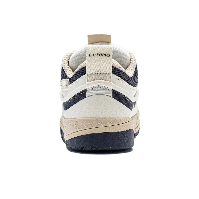 LiNing CF Renowned 3.5 Cushioning Wear Resistant Low Top Casual Shoes Men's Ecru-4