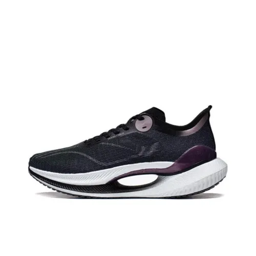 LINING Jueying 2 Essential Running Shoes Men Low-Top Black/Smoke Gold Purple