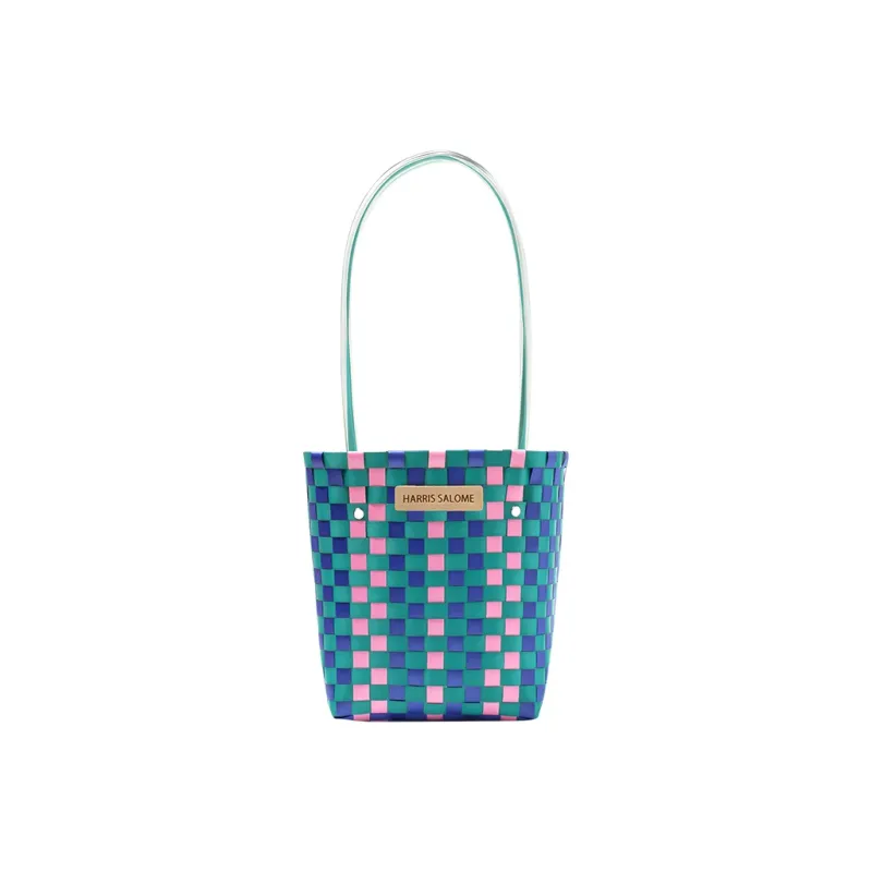 Harris Salome PVC Basket Bag Shoulder Bag Small Size Women's Orange & Multicolor/Blue Multicolor/Pink Multicolor-5