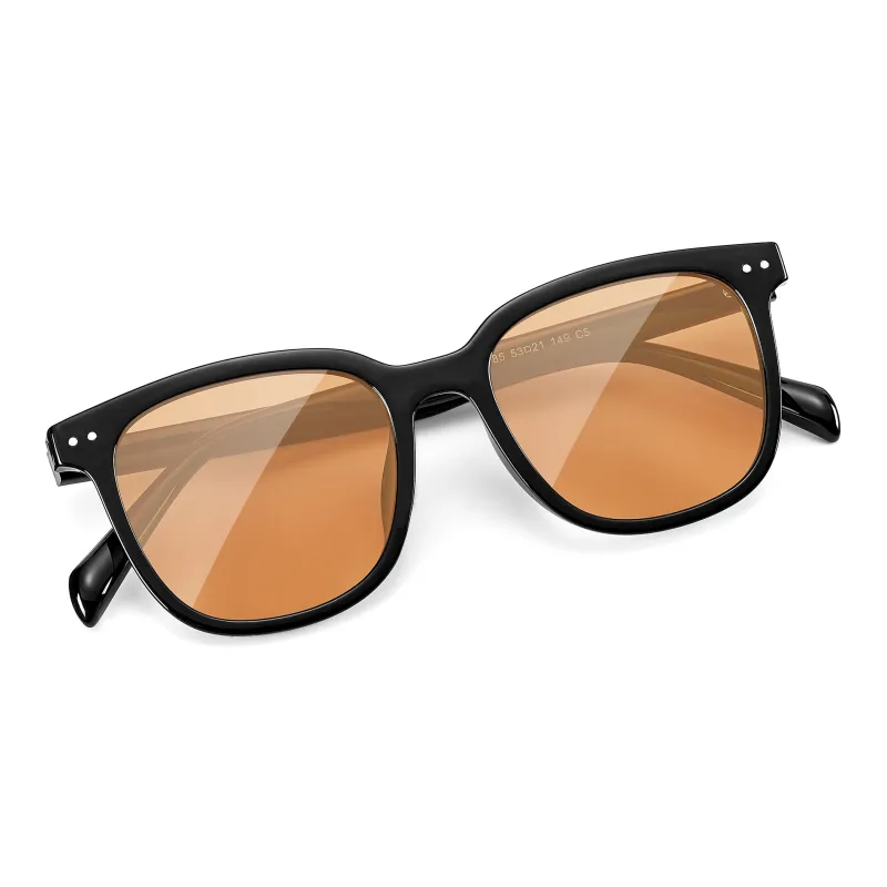 ENFANTIN TR/Memory Plastic Irregular Shape Sunglasses Unisex-5