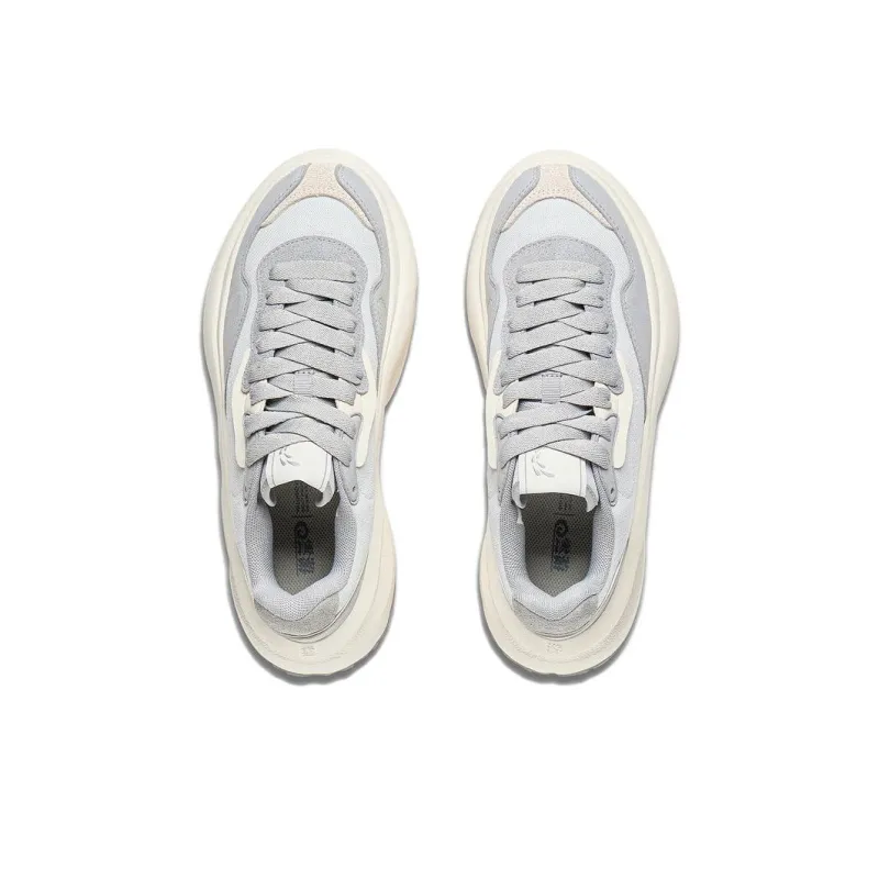 LiNing Yun You Ocra Cushioning Anti Slip And Wear Resistant Low Top Casual Shoes Unisex Ecru-3