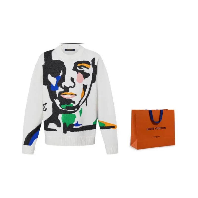 LOUIS VUITTON FW23 Knitwear Men's White-1
