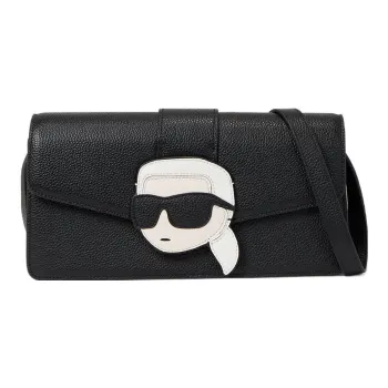 KARL LAGERFELD / Karl Lagerfeld Jeans Ikon 2.0 Leather Shoulder Bag