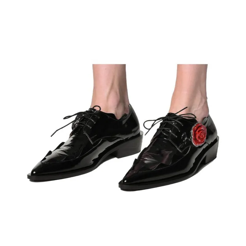 Nina Zarqua Juliet Brouges Casual Single Shoes Women's Black-0