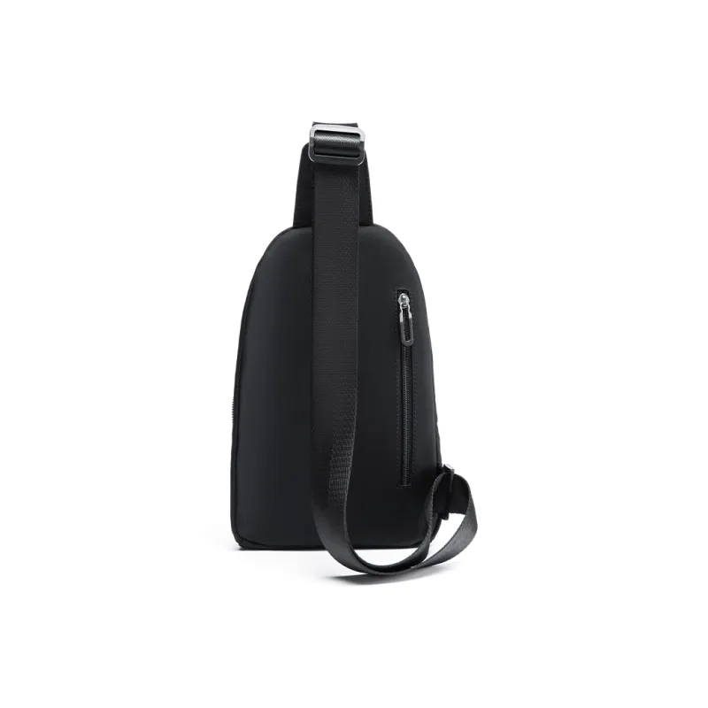 POLO Fabric Sling Bag Medium Size Men's Black-1