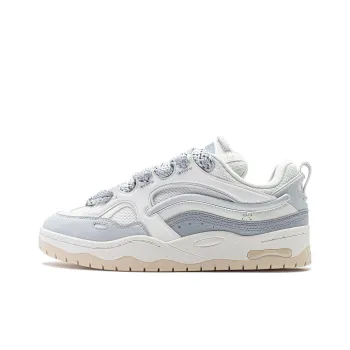 LiNing CF Reputation Cushioning Anti Slip And Wear Resistant Low Top Casual Shoes Women's Mist White