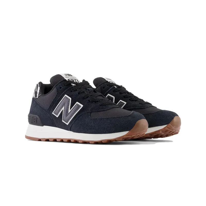 New Balance 574 Black Zebra Women's-2