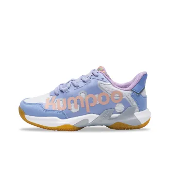 KUMPOO Yufeng Low Top Badminton Shoes Unisex Light Purple Blue