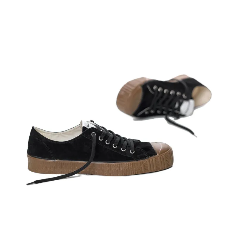SPALWART Special Low-Top Skateboard Shoes Unisex Black-2