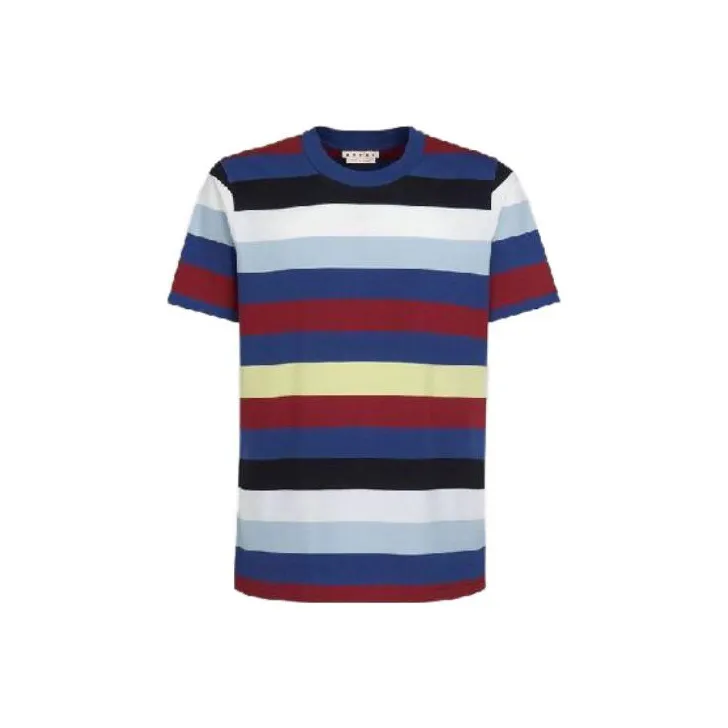 MARNI Striped Cotton T shirt-1