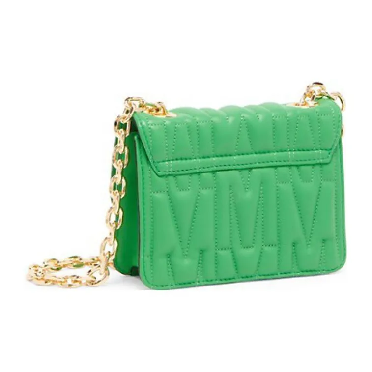 MOSCHINO Sheepskin Crossbody Bag Shoulder Bag Women's Green-2