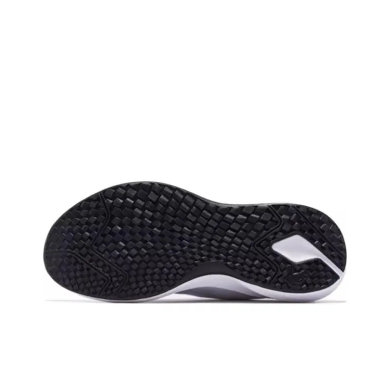 QIAODAN Breathable Low Top Running Shoes Men's Black Blue-3