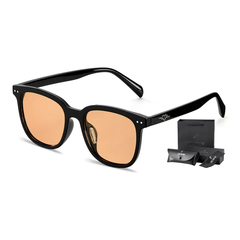 ENFANTIN TR/Memory Plastic Irregular Shape Sunglasses Unisex-4